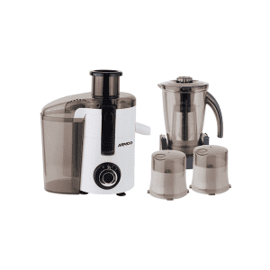 ARMCO 5-in-1, Juicer, 1.5L Blender, Grinder, Mill, Soyamilk, Mincer, Filter, Large 60mm Feeding Tube for whole fruits, 350W