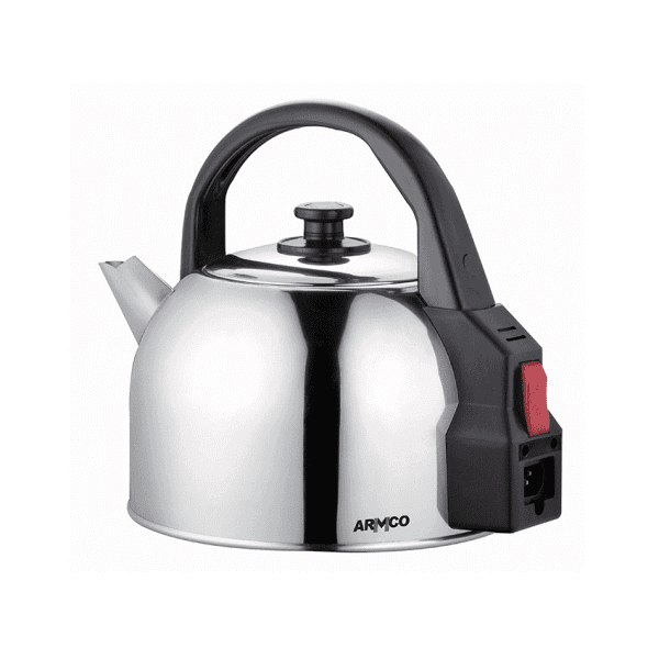 Armco Traditional Stainless Steel Kettle, 4.3L, 2200w, Overheat protection.