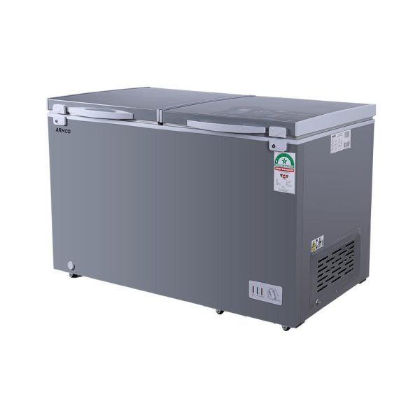 AF-C60(K) 561L Net (600L Gross) Double Door, Cool Pack, Step-inn Type, Super Silent Tropicalised Compressor, Compressor Fan, CFC Free, External Condenser, EPRA Compliant.