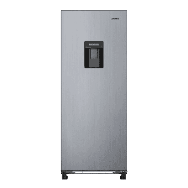 ARF-246WD(DS) 183L, 9.0Cu.ft 1-Door Refrigerator - 2.5L Water Dispenser, 23L Ice Box, Veg Crisper, Fresh Room, Defrost Tray, Dark Silver.