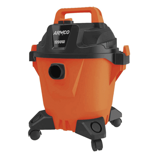 AVC-WD2014M-20L Wet And Dry Drum Type Vacuum Cleaner, Big Drum Capacity, Tough Stainless Steel exterior Body, High Quality Castor Wheels, Washable Cloth Filter, Safety Switch, Blow Function, 5M Cable, 1200W.