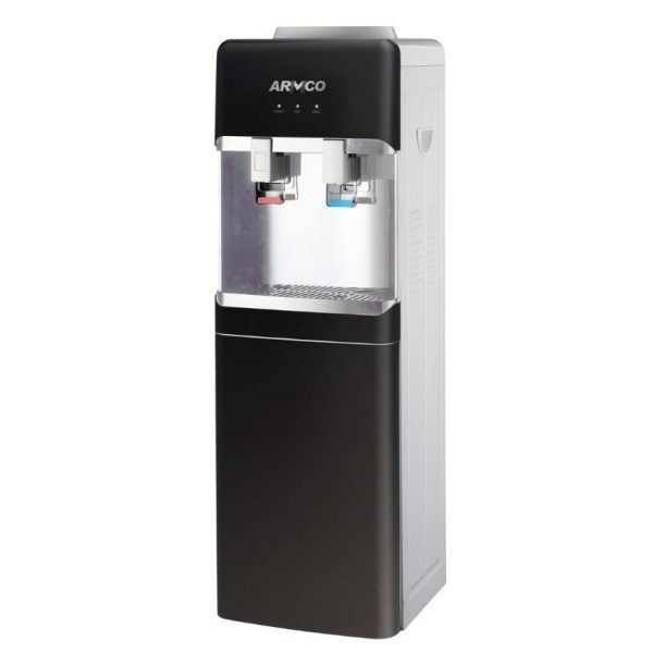 AD-17FHN-LN1(B) - Water Dispenser, Hot & Normal, With Cabinet, Push button design, Dry Burning prevention, Automatic Temp. Control, Superior Quiet Design, Energy Saving with Low power consumption, Black, 95 cm Height.
