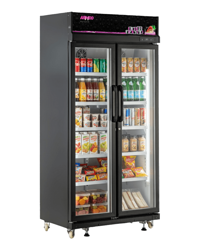 Armco ASC-700 No Frost Glass Door Refrigerator – Premium 580L Double Door Display