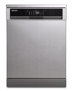 ADW-6615INV(SS) 15 Place Setting Dishwasher — Inverter Motor, 9 Programs, 3 Racks, Auto Door & Dual Wash (Inox Finish)