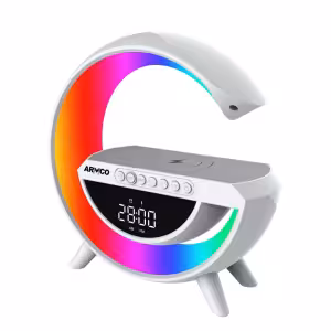 AHT-PS10WC - 80W RMS Waterproof Wireless Bluetooth Speaker – IPX6, Supreme Bass, 15000mAh Battery, WIRELESS SMARTPHONE CHARGERWIRELESS SMARTPHONE CHARGER, Double Bass Radiator, TWS Pairing, 8 Light Modes, Karaoke Wireless Mic, 8-10hr Playtime, Portable Speaker.