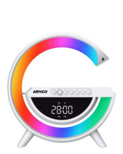 AHT-PS10WC - 80W RMS Waterproof Wireless Bluetooth Speaker – IPX6, Supreme Bass, 15000mAh Battery, WIRELESS SMARTPHONE CHARGERWIRELESS SMARTPHONE CHARGER, Double Bass Radiator, TWS Pairing, 8 Light Modes, Karaoke Wireless Mic, 8-10hr Playtime, Portable Speaker.