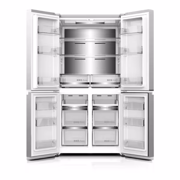 ARF-NF800-X4D(SS) – 665L 4-Door Cross Door Armco Refrigerator with Inverter Technology & Multi-Airflow Cooling – Stainless Steel Finish