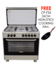 gc-f9650jw2(ss) 5 gas (sabaf burners), 60x90 full function turbo convection oven, 2 x triple wok burner, cast iron pan supports, eu standard flame failure device, mechanical timer, ss304 non magnetic stainless steel, sabaf italian burners.