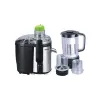 ARMCO Large 5-in-1, Juicer, Blender (1.5L), Grinder Mill, Mincer, Filter, Soya milk maker, Large 60mm Feeding Tube, Stainless Steel Housing, 400W