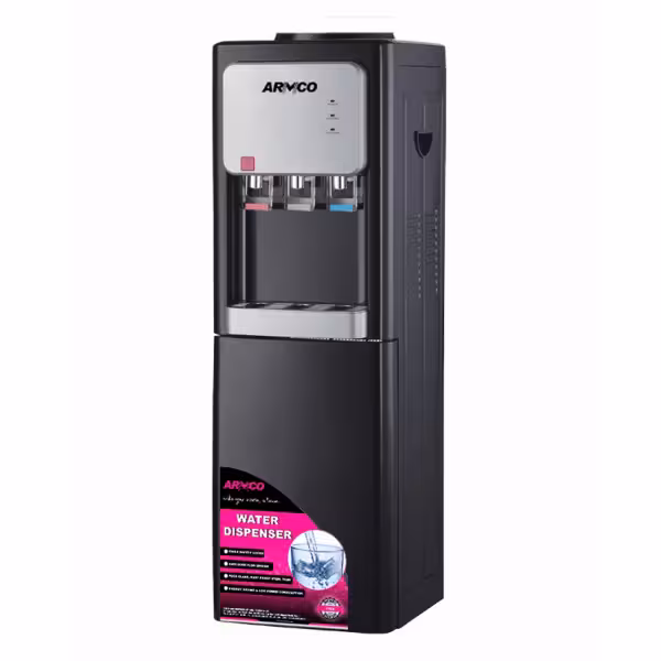 AD-16FHC-LN1(B) - 3 Tap Water Dispenser - Hot, Normal & Compressor Cooling.