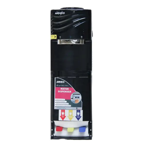 AD-17FHNC-PED(BK) - 16L 3 Tap Water Dispenser, Hot, Normal & Cold - Foot Pedal Press, Black.