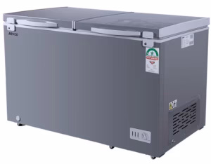 AF-C80(K) 711L Step-In Double Door Chest Freezer 711L Net (780L Gross) Aluminium interior, Twin Silver Top Doors, Super Silent Topicalised Compressor, CFC Free