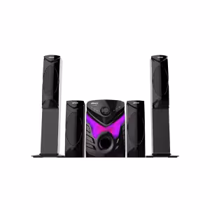 AHT-8105TB - 4.1 Ch. 8.0" Sub Woofer, 2 Tall Boy Speakers, 2 Satellite speakers,, 10000W PMPO, USB, SD CARD, FM Radio, High power output 230W ( 130w + 25wx4 r.m.s), Remote Control, Attractive fluorescent with Bluetooth Function.