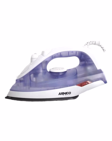 AIR-10SV3 - Mid Size Steam iron with Spray, Burst, Variable Temp. Control, Self Clean 1600W - Blue, Non Stick Sole plate.