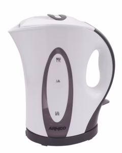 AKT-162WD(W) - Plastic Cordless Kettle, 1.7L, Dual External Water level indication, Indicator Light, Filter, Auto/Manual Switch off, Overheat protection, White.