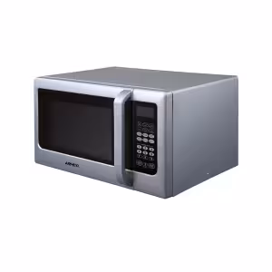 am-dg2543(as) - microwave oven + grill, 25l, digital touch control, 800w, 1000w grill power, 99.99 min timer, speedy defrost, multi stage cooking, auto cooking menu, child safety lock, cooking end signal, glass window, silver/steel.