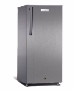 ARF-189(DS) - Refrigerator (7.5Cu.ft.g) 150L, 1 door, Wire Shelves, Cool Pack, Ice Tray, Big Ice Box, Stylish Handle, Lock and Key, Vegetable Crisper, Integrative Fresh Room and Defrosting Tray, Dark Silver.