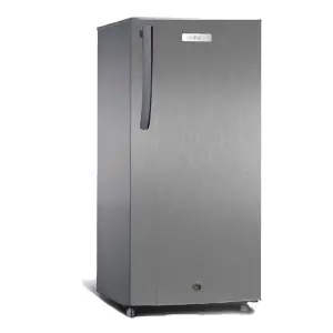 ARF-189(DS) - Refrigerator (7.5Cu.ft.g) 150L, 1 door, Wire Shelves, Cool Pack, Ice Tray, Big Ice Box, Stylish Handle, Lock and Key, Vegetable Crisper, Integrative Fresh Room and Defrosting Tray, Dark Silver.