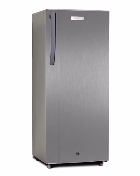 ARF-239(DS) - Refrigerator (8.5Cu.ft.g) 175L, 1 door, Wire Shelves, Cool Pack, Ice Tray, Big Ice Box, Stylish Handle, Lock and Key, Vegetable Crisper, Integrative Fresh Room and Defrosting Tray, Dark Silver.