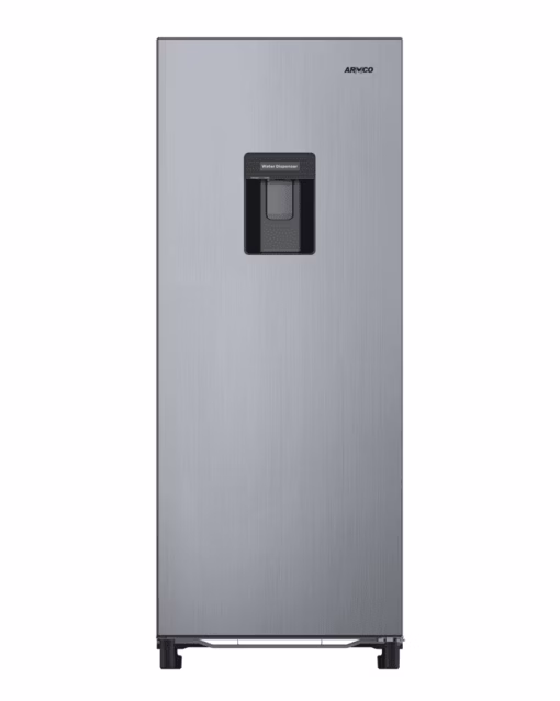 ARF-246WD(DS) 183L, 9.0Cu.ft 1-Door Refrigerator - 2.5L Water Dispenser, 23L Ice Box, Veg Crisper, Fresh Room, Defrost Tray, Dark Silver.