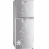 Armco Refrigerator, 128L, 2door, COOLPACK, Interior Lamp, 2 Strengthened Wire Shelves, Crystal Vegetable Crisper, Toughened Freezer shelves, Egg Tray, External handle, External Condensor, Lock and Key, Silver Flower
