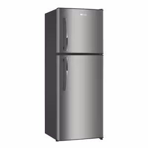 ARF-D198(SS) 138L Refrigerator, 2door, COOL PACK, Interior Lamp, 2 Strengthened Wire Shelves, Crystal Vegetable Crisper, Egg Tray, Lock and Key, INOX.