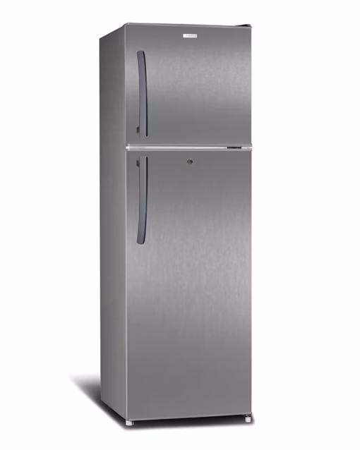 ARF-NF298(DS) - Refrigerator, 251L, 2 door, LED Interior Lamp, 3 Strengthened Wire Shelves, Crystal Vegetable Crisper, Egg Tray, Lock and Key, Dark Silver.