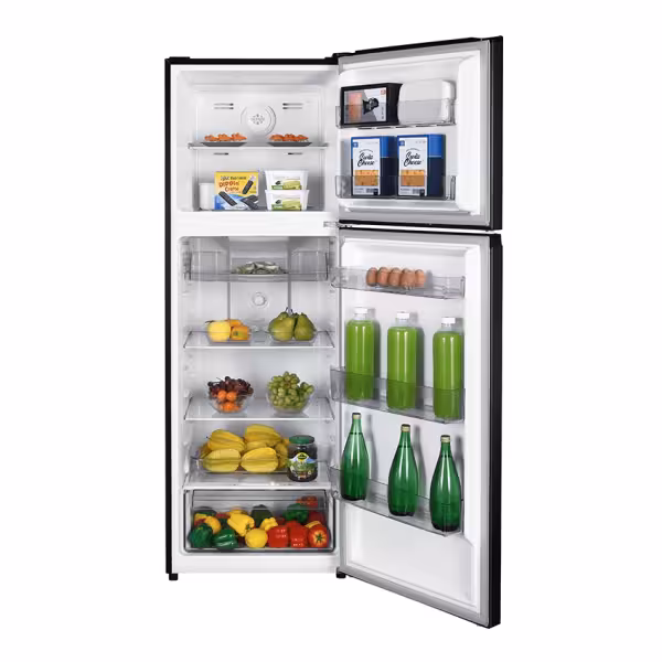 ARF-NF422INV(DS) - 334L FROST FREE Refrigerator - 10 YEAR INVERTER COMPRESSOR WARRANTY, 2 reversible doors, LED Interior Lamp, External Control Panel, Multi Air Flow, Tempered Glass Shelves, Fresh Drawer, Crystal Vegetable Crisper with intelligent Humidity Controller, Super Energy Efficient, Dark Silver. - Image 5