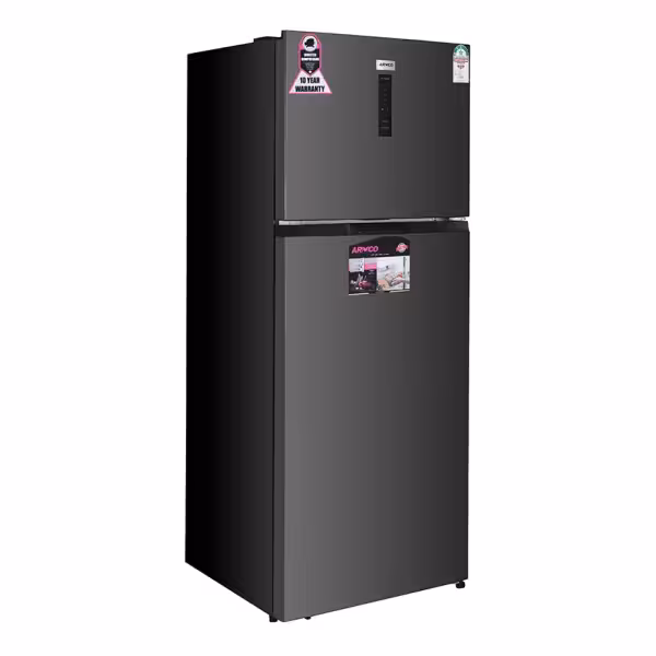 ARF-NF542INV(DS) - 415L FROST FREE Refrigerator - 10 YEAR INVERTER COMPRESSOR WARRANTY, 2 reversible doors, LED Interior Lamp, External Control Panel, Multi Air Flow, Tempered Glass Shelves, Fresh Drawer, Crystal Vegetable Crisper with intelligent Humidity Controller, Super Energy Efficient, Dark Silver - Image 6