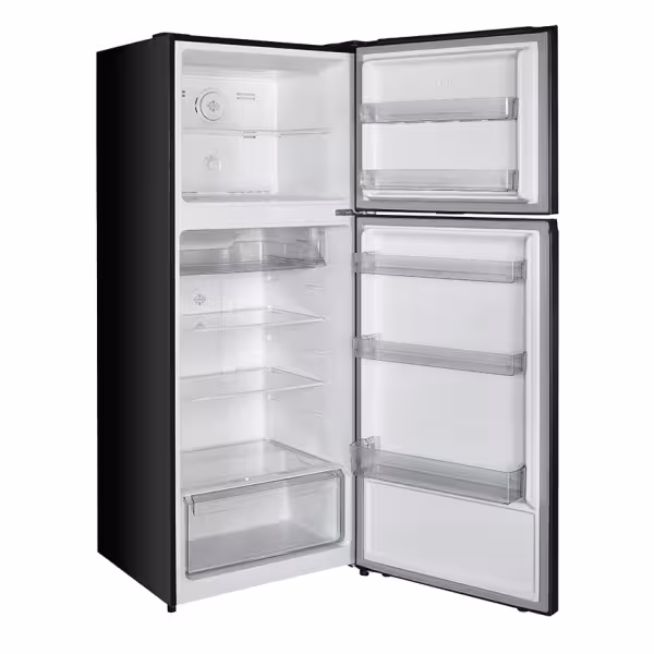 ARF-NF542INV(DS) - 415L FROST FREE Refrigerator - 10 YEAR INVERTER COMPRESSOR WARRANTY, 2 reversible doors, LED Interior Lamp, External Control Panel, Multi Air Flow, Tempered Glass Shelves, Fresh Drawer, Crystal Vegetable Crisper with intelligent Humidity Controller, Super Energy Efficient, Dark Silver - Image 3