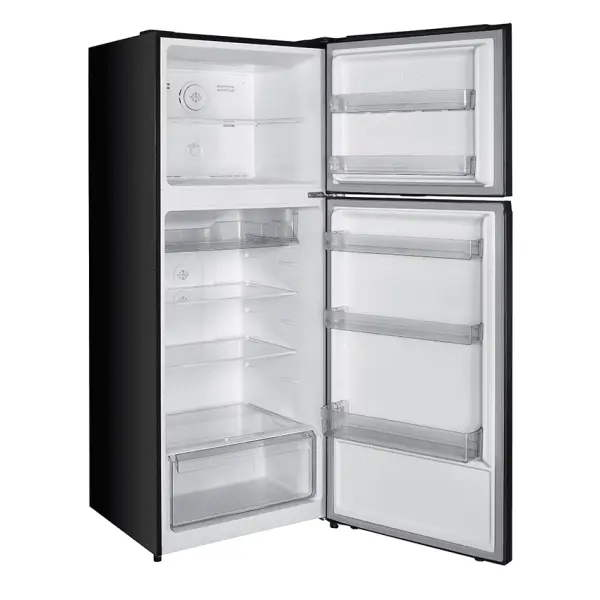 ARF-NF542INV(DS) - 415L FROST FREE Refrigerator - 10 YEAR INVERTER COMPRESSOR WARRANTY, 2 reversible doors, LED Interior Lamp, External Control Panel, Multi Air Flow, Tempered Glass Shelves, Fresh Drawer, Crystal Vegetable Crisper with intelligent Humidity Controller, Super Energy Efficient, Dark Silver - Image 3