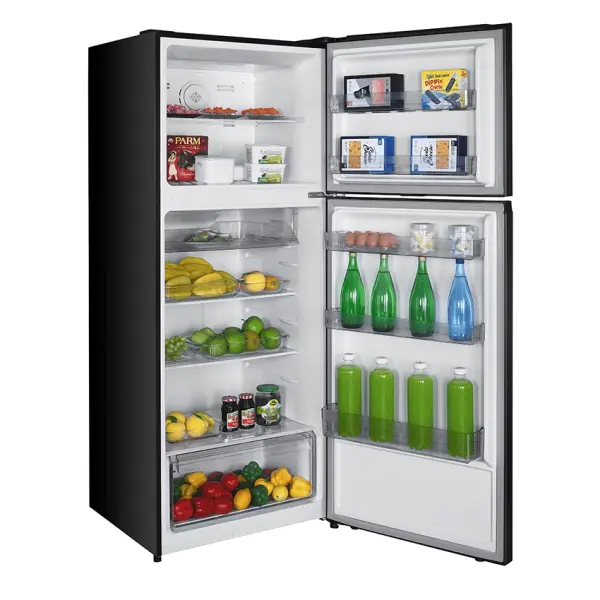 ARF-NF542INV(DS) - 415L FROST FREE Refrigerator - 10 YEAR INVERTER COMPRESSOR WARRANTY, 2 reversible doors, LED Interior Lamp, External Control Panel, Multi Air Flow, Tempered Glass Shelves, Fresh Drawer, Crystal Vegetable Crisper with intelligent Humidity Controller, Super Energy Efficient, Dark Silver - Image 5
