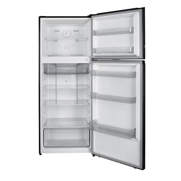 ARF-NF542INV(DS) - 415L FROST FREE Refrigerator - 10 YEAR INVERTER COMPRESSOR WARRANTY, 2 reversible doors, LED Interior Lamp, External Control Panel, Multi Air Flow, Tempered Glass Shelves, Fresh Drawer, Crystal Vegetable Crisper with intelligent Humidity Controller, Super Energy Efficient, Dark Silver - Image 2