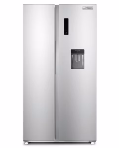 ARF-NF758-SBS(DS) - Refrigerator, 562L, 2 door Side by Side (359L Refrigerator/203L Freezer), INVERTER COMPRESSOR, Inbuilt Water Dispenser, LED Interior Lamp, Electronic Temperature control, Multi Airflow, Tempered Glass Shelves.