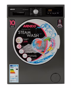 AWM-FL1000VE-ST(SL) - 10KG, 62LT, 1400 RPM FRONT LOADING, BLDC INVERTER MOTOR, 15 PROGRAMS, TOUCH PANEL, DIGITAL , STEAM ASSIST, TWIN-JET, DARK GREY BODY COLOUR, PC COVER DOOR GLASS, CHROME DOOR & KNOB MATERIAL, STAINLESS STEEL DRUM.