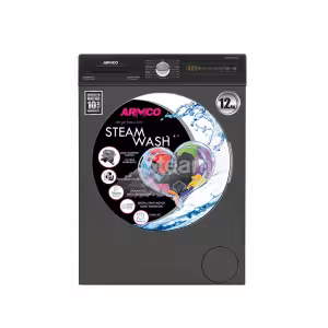 AWM-FL1200VE-ST(SL) - 12KG, 69LT, 1200 RPM FRONT LOADING, BLDC INVERTER MOTOR, 15 PROGRAMS, TOUCH PANEL, DIGITAL , STEAM ASSIST, TWIN-JET, DARK GREY BODY COLOUR, PC COVER DOOR GLASS, CHROME DOOR & KNOB MATERIAL, STAINLESS STEEL DRUM.