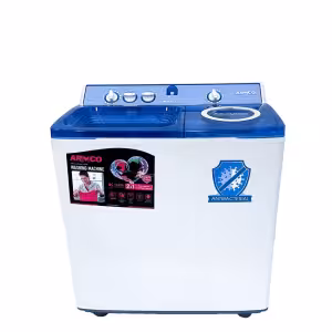 AWM-TT1255P - 12.0 Kg Twin Tub Washing Machine with Pump, Air Dry Function, External Scrub top, Anti Bacterial, 35 Min Soak Timer, Anti-Rust plastic Drum, Simultaneous Wash and Spin Function with Twin Motors, High Speed Spin 1350rpm.