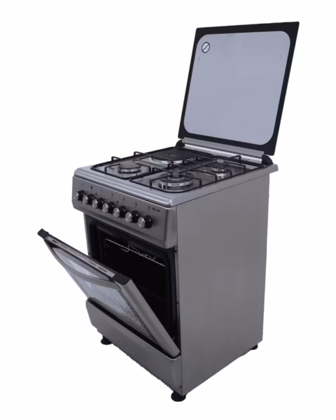 GC-F6631HX3(SS) - 3 Multi-gas Burners (1WOK) + 1Electric (180mm-2000W RAPID Plate), 60X60 Oven+Grill, Flame Failure Device, One Touch Auto ignition, Rotisserie, Cool Door with removable inner glass Oven, 304SS High Quality Stainless Steel Body. - Image 3