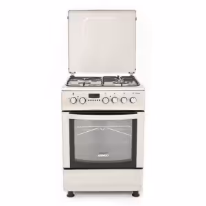 GC-F6631HX2(SS) - 3 Multi-gas Burners (1WOK) + 1Electric (180mm-2000W RAPID Plate), 60X60 Oven+Grill, One Touch Auto ignition, Rotisserie, Mechanical Timer, Cool Door with removable inner glass Oven, 304SS High Quality Stainless Steel Body.