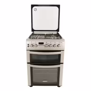 GC-F6631LX2D2(SS) - 3Gas+1Electric, 60X60 Full Convection Oven+Grill, 1 WOK, 1 Rapid HP (180mm) , Auto ignition, Thermostat, Glass Lid, Rotisserie, Digital Timer, 304 SS High Quality Stainless Steel Finish.