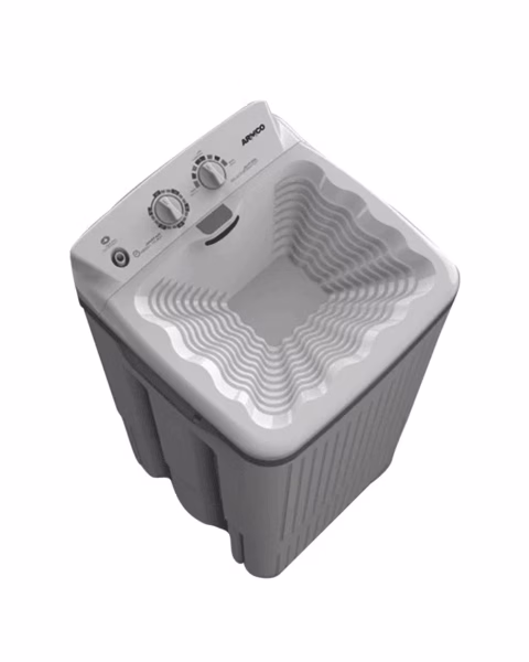 AWM-ST1000- 10 Kg Single Tub Washing Machine, Anti-Shock Plastic Body, Internal Anti Detergent and Anti-Rust plastic Drum, Lint Filter, Auto Stop after Wash Cycle, Scrub Tray Cover.