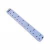 AEE-6EC1 6 Way Extension Socket with Surge Protection, 1.8M Cord, safety shutter, Grey Casing