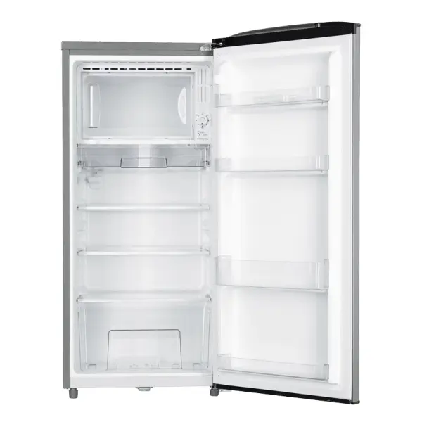 ARF-189K(DS) Armco Refrigerator (7.5Cu.ft.g) 150L, 1 door, Wire Shelves, Cool Pack, Ice Tray, Big Ice Box, Stylish Handle, Lock and Key, Vegetable Crisper, Integrative Fresh Room and Defrosting Tray, DARK SILVER.