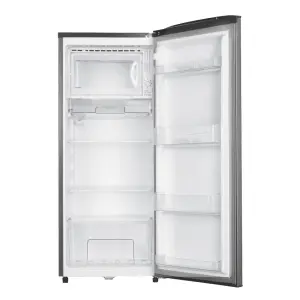 ARF-239K(DS) - 175L Single Door Armco Refrigerator with Cool Pack, Fresh Room & Big Ice Box – Dark Silver