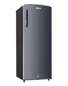 ARF-239K(DS) - 175L Single Door Armco Refrigerator with Cool Pack, Fresh Room & Big Ice Box – Dark Silver