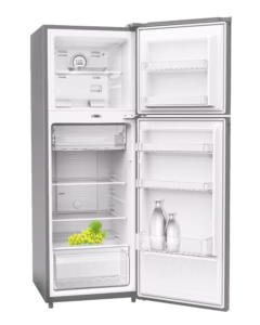 Armco ARF-NF278K(DS) 265L Double Door Refrigerator – Twist Ice Maker, LED Light, Cool Pack, 3 Star EPRA, Dark Silver Finish