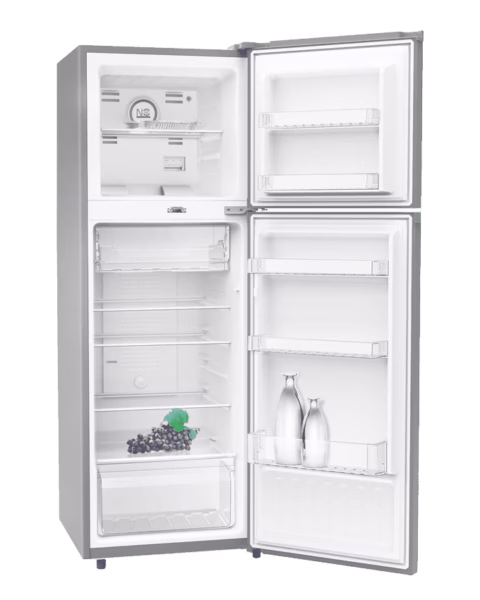 ARF-NF298K(SS) 285L Double Door Refrigerator – 3 Glass Shelves, Twist Ice Maker, LED Light, 3-Star EPRA, Stainless Steel Finish