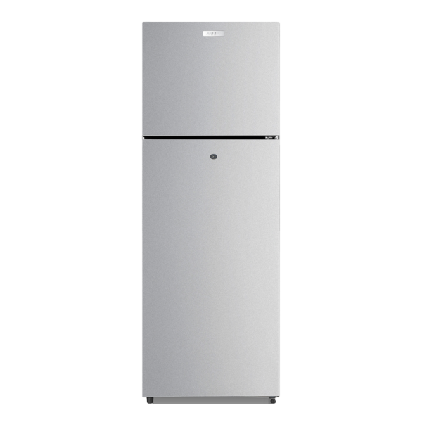 ARF-NF298K(SL) 285L Double Door Refrigerator – 3 Glass Shelves, Twist Ice Maker, LED Light, 3-Star EPRA, Silver.