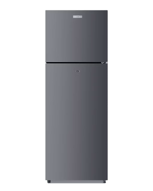 ARF-NF301NVK(DS) 285L Double Door No Frost Refrigerator – 3 Tempered Glass Shelves, Twist Ice Maker, LED Light, 3-Star EPRA, Dark Silver.