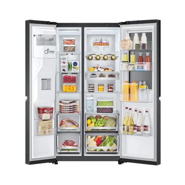 LG GC-X257CQES Side by Side Fridge, 635 L - InstaView, UVnano? Dispenser, HygieneFresh+ - Image 7
